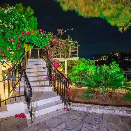 Villa Vasiliki's Front And Pool Porto Heli