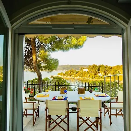 Villa Vasiliki's Front And Pool
