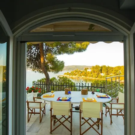 Villa Vasiliki's Front And Pool