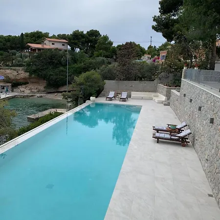 Vasiliki's Front And Pool