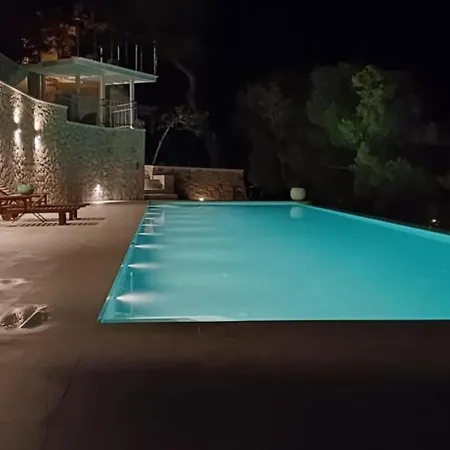 Villa Vasiliki's Front And Pool