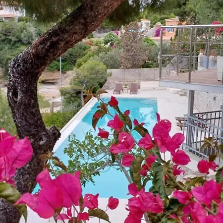 Vasiliki's Front And Pool Βίλα Πόρτο Χέλι
