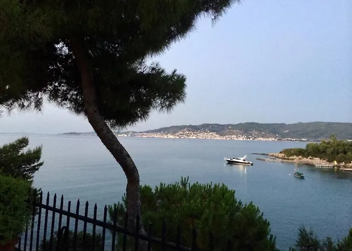 Vila Vasiliki's Front And Pool Porto Cheli